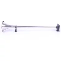 Durable 1 Meter Stainless Steel Car Electronic Control Air Horn Dual Voltage 12/24V Super Loud Waterproof Modified Replacement H