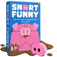 2026 Provide Fun Board Games with 5 Toy Pig Noses and Challenge Cards for Family and Friends To Play When Losing Party Games
