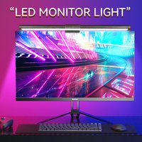 RGB LED Light Bar Monitor for Computer Desk Lamp Stepless Dimming Monitor Lights Bar USB Led Study Office Screen Lighting