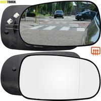 For Saab 93 95 9-3 9-5 2003 - 2012 Left Right Driver Passenger Side Wing Mirror Glass Heated Wide Angle Rear View Rearview Plate