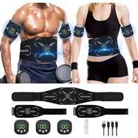EMS Muscle Stimulator Abdominal Trainer Abs Toner Arm Belly Leg Exercise Workout Lose Weight Fat Burn Home Gym Fitness Equipment