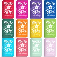 12/24/36pcs You're Star Mini Pocket Notebook, Horizontal Line Book,School Diary Notepads, Small Memo Pads, Birthday Gifts