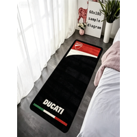 AliExpress NONE New Arrival Ducati Logo Motorcycle Floor Mat Non-Slip Garage Carpet for Bike