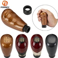 5 Speed Universal Car Gear Shift Knob Stick Lever Manual Gearbox Handle Carbon Fiber Cover Case Accessories Auto ручка кпп