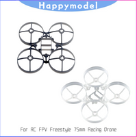 HappyModel Mobula7 V4 Moblite7 75mm Brushless Tiny Whoop Frame Kit with Upgraded Design for FPV Freestyle Racing Drone