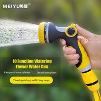 10M Garden Irrigation Multifunctional Pressure Washers Gun 10 Modes Garden Sprinkler Heavy High Pressure Water Gun Watering