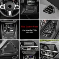 Carbon Fiber for BMW Z4 G29 2019 2020 2021 2022 2023 Accessories Car Interior Trim Steering Wheel Vent Decoration Cover Sticker