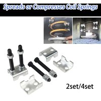 2Pc/4Pc Mini Coil Spring Compressor Carbon Steel 2 Way Adjustable Spring Spacer Shocks Adjustable Coil Spring Struts Tool