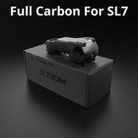 Full Carbon Aero Bike Stem With Computer Mount For SL7 Cockpit 70mm 80mm 90mm 100mm 110mm 120mm 130mm Length 28.6mm Steerer