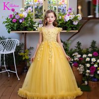 New Year Dress For Girls Princess Long Dress Children's Performance Clothing 3-15Y Girls Party Clothes Kids Fashion