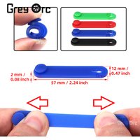 Universal Fixing Tension Strap Tie Up Silicone Bandage Oil Pipe Tubing Throttle Brake Clutch Cable Wire Motorcycle Accessories