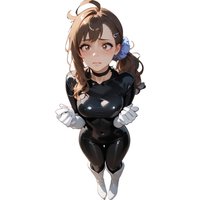 Anime Girl Waterproof Vinyl Sticker For Car Motorcycle Helmet Laptop Decal