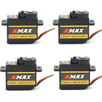 1/4PCS EMAX ES08A II 9g Micro Servo Plastic Gear Analog Mini Servo for RC Models Fixed Wing Airplane