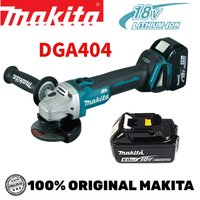 Makita DGA404 18V Bürstenloser Winkelschleifer, tragbare 125-mm-Akku-Maschine zum Schneiden, Schleifen, Entrosten und für professionelle Oberflächenbearbeitung.