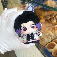 10cm Demon Slayer Kochou Shinobu Cute Nunu Body Cotton Doll Plush Doll, Toy, Keychain, Gift for Friends