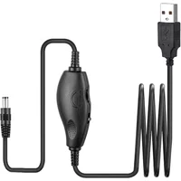 Electric Nail Drill Power Cord USB Charger Power Line For Manicure Tools Nail File Kit Cord 5.5 Adjustable Speed and Direction