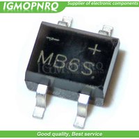 50pcs MB6S SOP-4 0.5A 600V Single Phases Diode Rectifier Bridge new original
