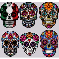 Mexico Skeleton Enamel Pin Flowers Brooch Pines Lapel Pins Badge on Backpack Clothing Accessories Fashion Jewelry Friends Gifts