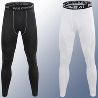 Cool Dry Leggings Sports Baselayer Running Tights Athletic Workout Active Shorts Mens Compression Pants Tights