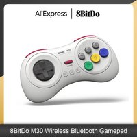 8Bitdo M30 Bluetooth Controller for Switch, Windows and Android, 6-Button Layout for SEGA’s Classic Games