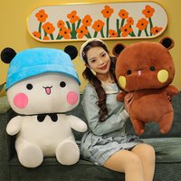 Large Size 40/60cm Bubu And Dudu Panda Plush Toys Couple Cushion Doll Lovely Stuffed Animals Soft Toys Collectible Gifts For Kid
