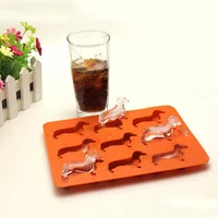 Dachshund Shaped Chocolate Cookie Silicone Mold Ice Cube Mold Creative DIY Home Ice Tray Kitchen Tools Silicone Molud Gadgets