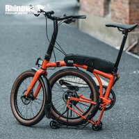Rhinowalk Bike Tube Frame Bag 2L Phone Bag Cycling Storage Travel Tools Bag For Brompton Folding Bike Bicycle Accessories