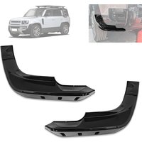 Front Bumper Spoiler Lip Gloss Black Lower Splitter canards For Land Rover Defender 2020 2021 2022 2023 2024