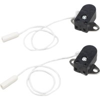 1/2Pc Rotating Pull Cord Light Switch 250V 2A Wall Lamp String Switch For Table Floor Lamps Home Lighting Control