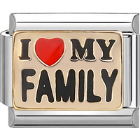 Creative Design I Love Cat Family Be Mine Checkered Heart Star Italian Charm Fit 9MM Stainless Steel Bracelet DIY Making Jewelry