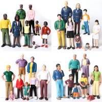 People Models Character roles Figurines Action Figure Family members grandparent parents boy girls Baby Children toy Kids Gifts