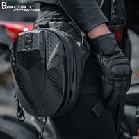 Wasserdichte Bein Tasche Motorrad Drop Bein Seite Tasche Männer Dame Carbon Faser Hard Shell Outdoor Casual Taille Tasche Motorrad Hüfte Bum Pack