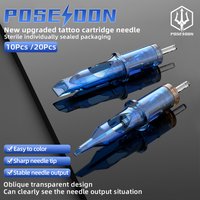 Cartouche de tatouage Poseidon RS ATV, avec Membrane de Sécurité, Ensemble de Poulet pour Machine