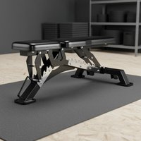Adjustable Exercise Bench 8 Position Backrest Adjustable Weight Bench Fitness Equipment Padded Stable Base for Home Gym