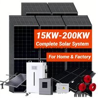 Complete Solar System Home 5kw to 200kw off Grid Solar with Battery for Photovoltaic Panel System Customized Solar Power Systems