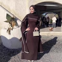 Dress Women Eid Abaya Party Dresses Beading Kaftan Muslim Jalabiya Abayas Ramadan Arab Long Robe Islam Morocco Dubai Vestidos