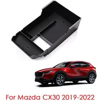 For Mazda CX-30 CX30 2020 2021 Car Accessories Center Storage Box Arm Rest Armest Glove Holder Plate Car Container Organize
