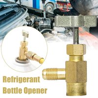 Automobile Air Conditioner Refrigerants Can Dispensing Tap A/C Valve R134A Thread Refrigerant 1/4" Aluminum Tool