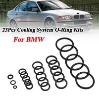 23PCS For BMW E46 316 318 320 323 325 328 330 M52 M54 S54 Cooling System O-Ring Kit Set Radiator Hose O ring