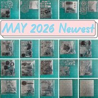 2026 May Clear Stamps Metal Cutting Dies Hot Foil For DIY Scrapbook Craft Decoration Embossing Template Supplies Greeting