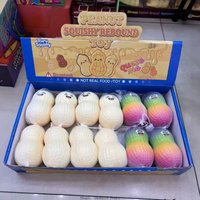 Peanut Squishy Slow Rebound Toy Gradient Color Squeeze Fidget Toy Soft TPR Stress Relief Vent Desktop Decor Bulk Gift.