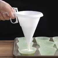 Adjustable Hand-hold Funnel Chocolate Candy Confectionery Mold Pastry Cream Biscuit Cupcake Pancake Maker Kitchen Baking Supply