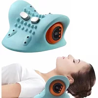Cervical Neck Massager EMS Relax Heat Devices for Adult Cervical Repair Traction Electric Neck and Head Acupoint Massage Pillow