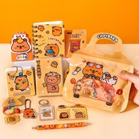 Cute Capybara Stationery Gift Set, School Supplies for Kids Writing Kit, Classroom Reward & Party Favor