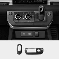 Made of Alcantara Suede Interior Central Gear Lever Console Lid Sheath Shell Cover For Land Rover DEFENDER 2020-2022 Accessories
