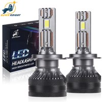 DAWNKNIGHT K5C PLUS 140W H7 Canbus Led Bulbs 4300K LED H4 H11 HB3 9005 HB4 9006 K6C Led Double Copper Tube Fog Light 12V 2PCS