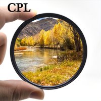 KnightX CPL Filter Circular Polarizing 49mm 52mm 55mm 58mm 67mm 72mm 77mm for Nikon Canon Sony Fujifim Olympus Camera Lens