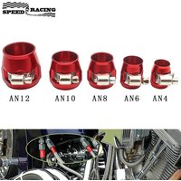 Finisseur de tuyau de conduite de carburant AN4/AN6/AN8/AN10/AN12, accessoires de Modification de voiture en aluminium