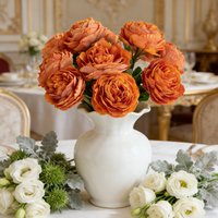 4/8pcs Artificial Silk Peony Flowers Wedding Bridal Bouquets Outdoor Yard Party Home Room Table Decor Vases DIY Decorative Gifts