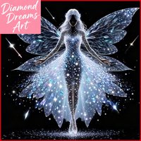 Frameless, 5D DIY Diamond Painting Butterfly Fairy Diamond Embroidery Portrait New Collection 2025 Decorative Paintings
